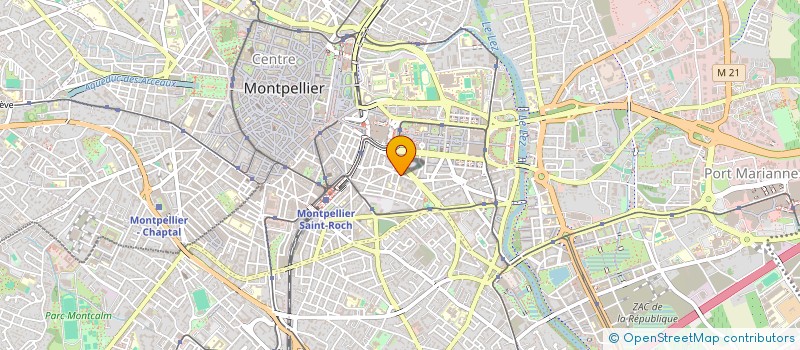 localisation de l'entreprise MADAME CLAUDE SLEZEC à MONTPELLIER