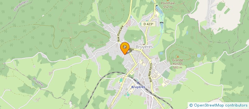 localisation de l'entreprise MADAME CLAUDE STEMPFEL  BRUYERES