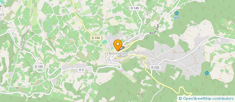 localisation de l'entreprise MADAME CLAUDE TERRIS  BONNIEUX