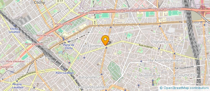 localisation de l'entreprise MADAME CLAUDE THISSE à PARIS