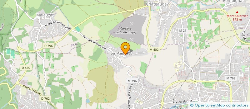 localisation de l'entreprise MADAME CLAUDE TINET  BLANZAT