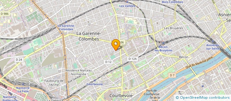 localisation de l'entreprise MADAME CLAUDE TOCATLIAN à COURBEVOIE