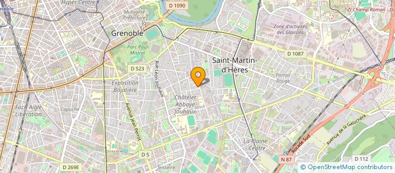 localisation de l'entreprise MADAME CLAUDE TURREL à GRENOBLE