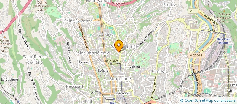 localisation de l'entreprise MADAME CLAUDE VALENTI à NICE