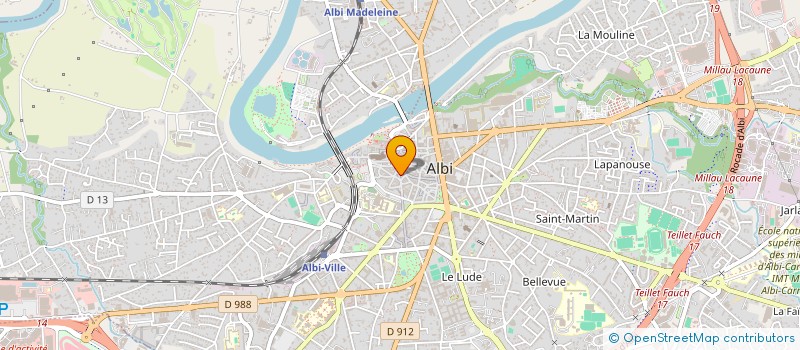 localisation de l'entreprise MADAME CLAUDE VALERIE GUIRIEC à ALBI