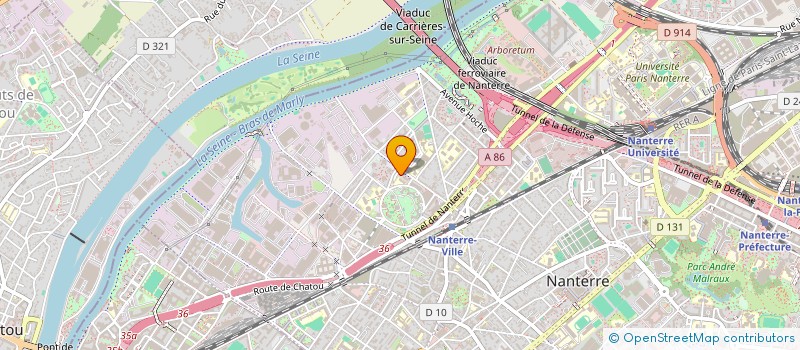 localisation de l'entreprise MADAME CLAUDE VALLEE  NANTERRE