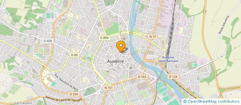 localisation de l'entreprise MADAME CLAUDE VOGEL à AUXERRE