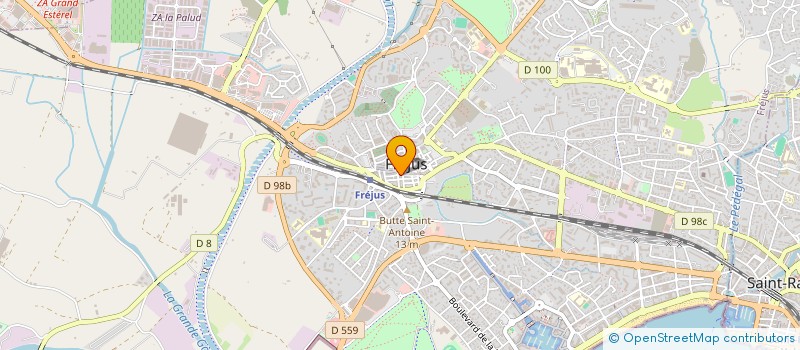 localisation de l'entreprise MADAME CLAUDETTE AIMAR à FREJUS