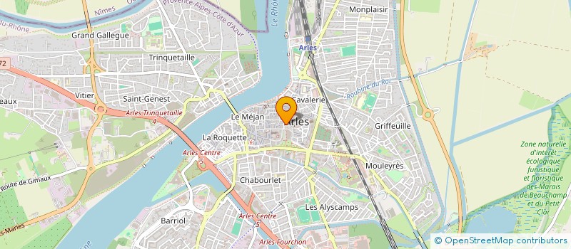 localisation de l'entreprise MADAME CLAUDETTE ALFONSO  ARLES