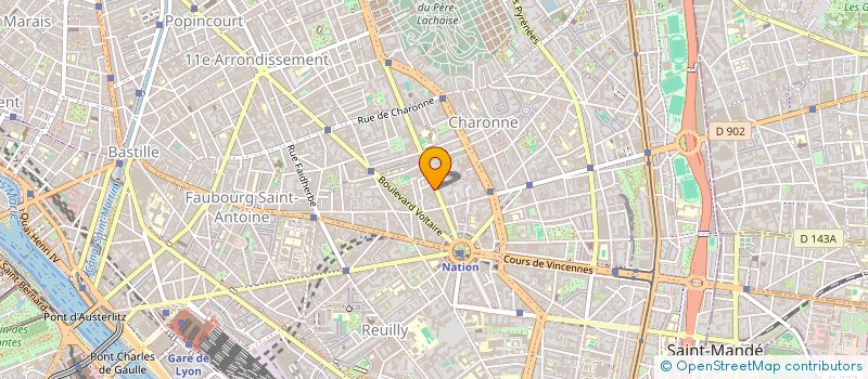 localisation de l'entreprise MADAME CLAUDETTE AMAYA VARGAS  RUNGIS