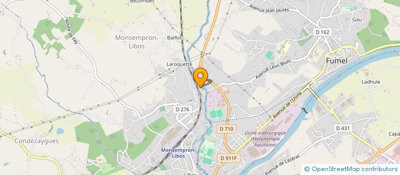 localisation de l'entreprise MADAME CLAUDETTE ANTENET  MONTAYRAL