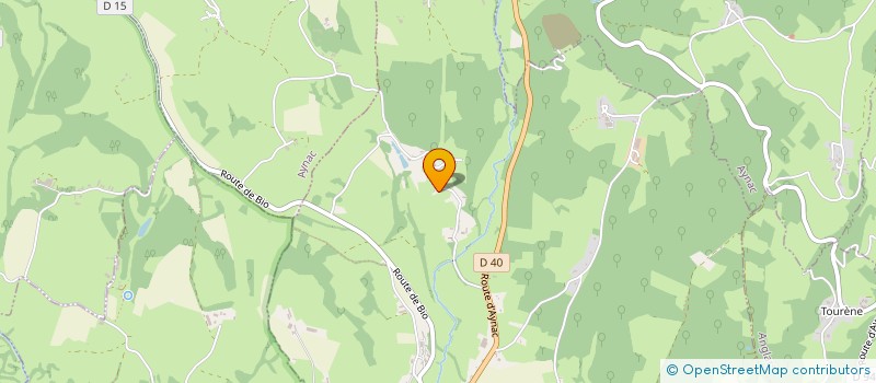 localisation de l'entreprise MADAME CLAUDETTE AYROLES  RUEYRES