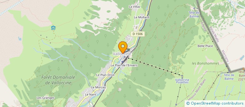 localisation de l'entreprise MADAME CLAUDETTE BADU  VALLORCINE