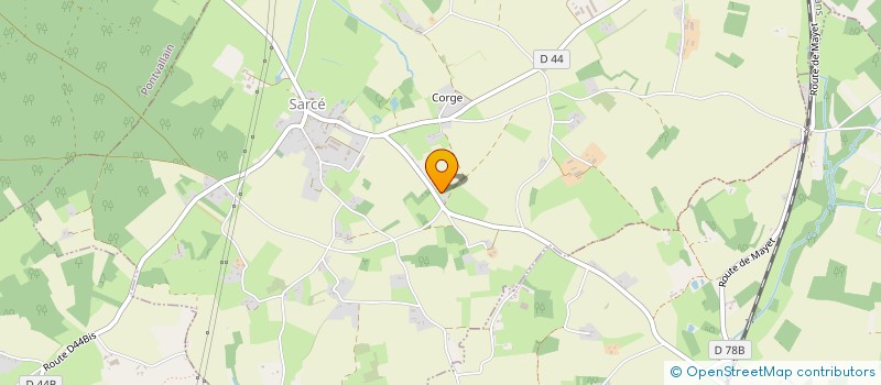 localisation de l'entreprise MADAME CLAUDETTE BAGIAU  SARCE