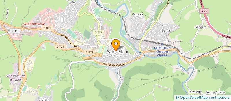 localisation de l'entreprise MADAME CLAUDETTE BARBEAU à SAINT-FLOUR