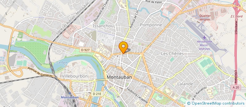 localisation de l'entreprise MADAME CLAUDETTE BAUDRIER  MONTAUBAN