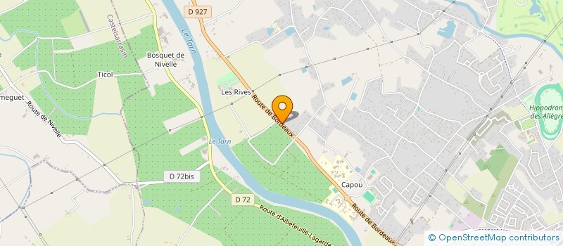 localisation de l'entreprise MADAME CLAUDETTE BEAUTES à MONTAUBAN