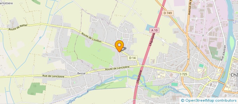 localisation de l'entreprise MADAME CLAUDETTE BERTRAND  CHATELLERAULT