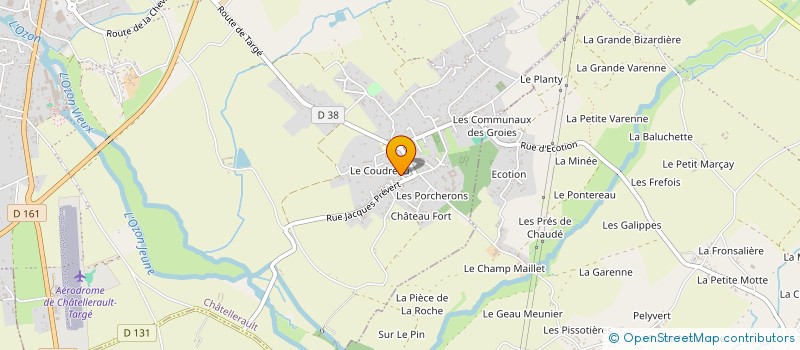 localisation de l'entreprise MADAME CLAUDETTE BLET  CHATELLERAULT