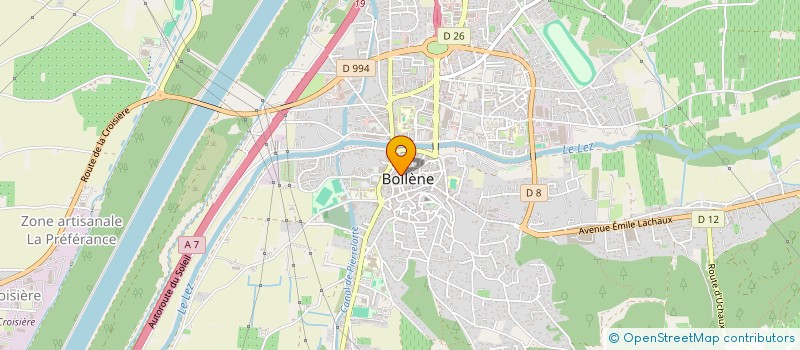 localisation de l'entreprise MADAME CLAUDETTE BOREL à BOLLENE