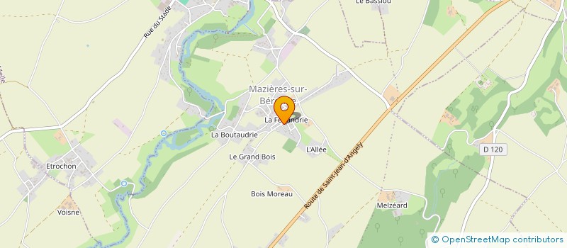 localisation de l'entreprise MADAME CLAUDETTE BOULEAU à MELLE