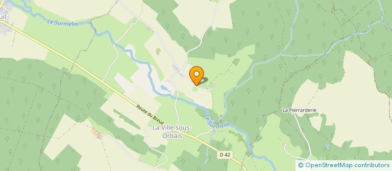 localisation de l'entreprise MADAME CLAUDETTE BRETON  FEREBRIANGES