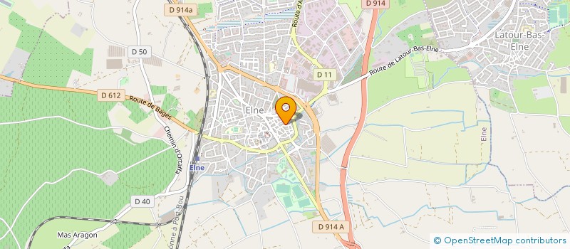 localisation de l'entreprise MADAME CLAUDETTE BRUNA  ELNE