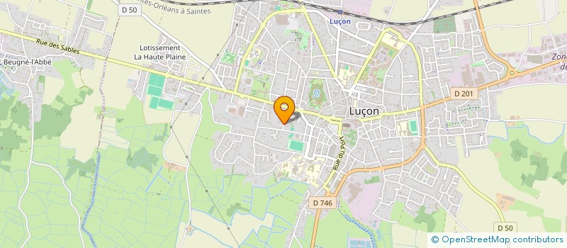 localisation de l'entreprise MADAME CLAUDETTE CHABOT  LUCON