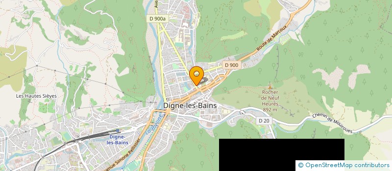 localisation de l'entreprise MADAME CLAUDETTE CHAILLOUX à DIGNE-LES-BAINS