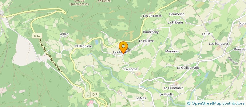 localisation de l'entreprise MADAME CLAUDETTE CHAIZE à PELUSSIN