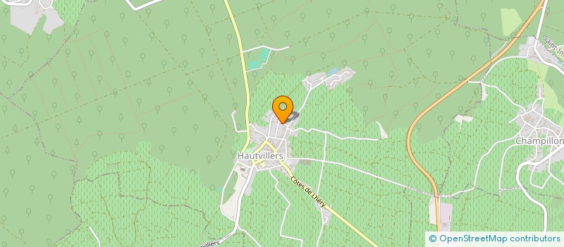 localisation de l'entreprise MADAME CLAUDETTE CHAYOUX  HAUTVILLERS