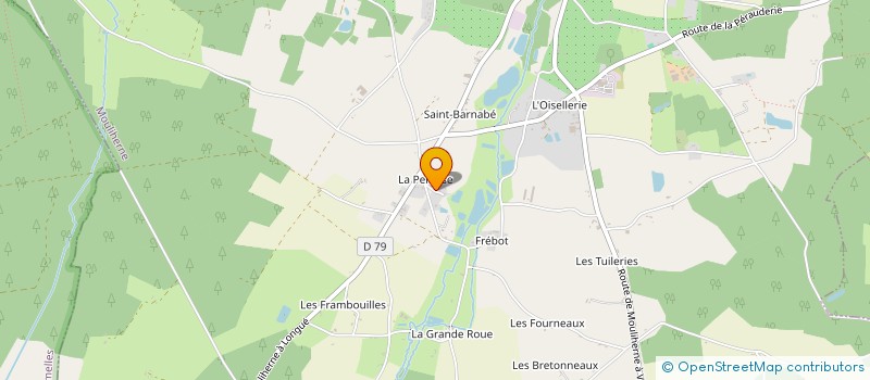 localisation de l'entreprise MADAME CLAUDETTE CHIGNARD à MOULIHERNE