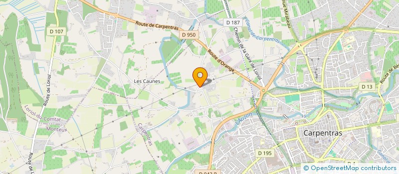 localisation de l'entreprise MADAME CLAUDETTE CONTAL à CARPENTRAS