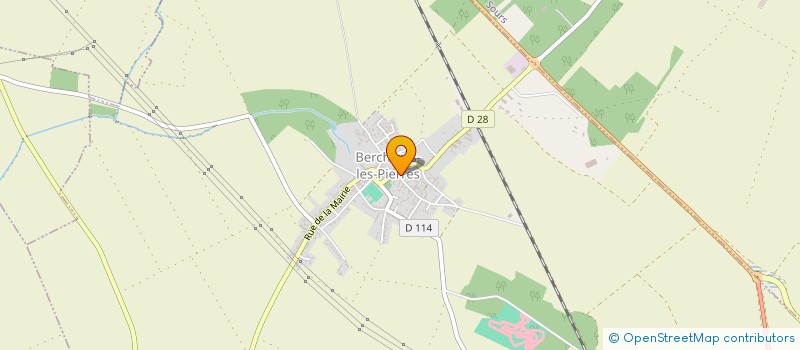 localisation de l'entreprise MADAME CLAUDETTE COR à BERCHERES-LES-PIERRES
