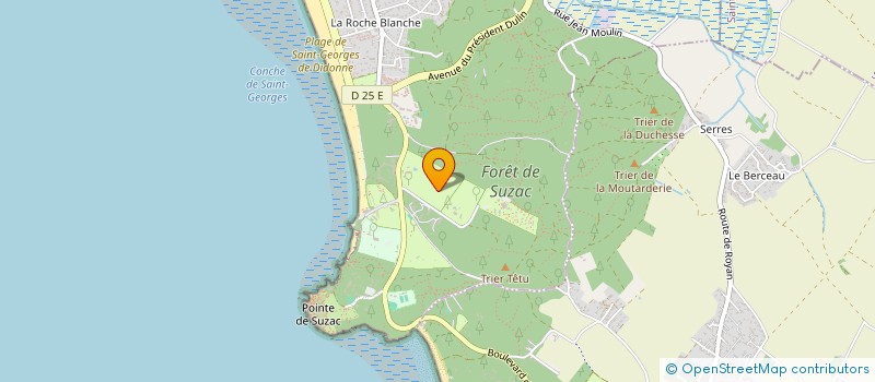 localisation de l'entreprise MADAME CLAUDETTE CORMIER  SAINT-GEORGES-DE-DIDONNE