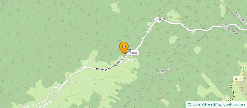 localisation de l'entreprise MADAME CLAUDETTE CRETIN  MORBIER