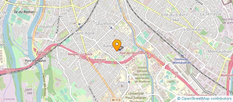 localisation de l'entreprise MADAME CLAUDETTE DELANNES à TOULOUSE