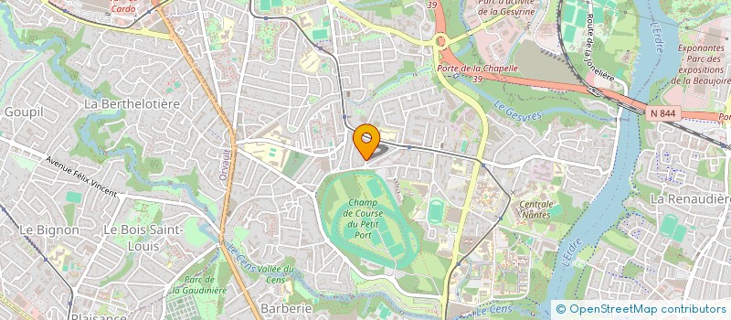 localisation de l'entreprise MADAME CLAUDETTE DESGARDIN à NANTES