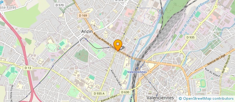 localisation de l'entreprise MADAME CLAUDETTE DESOBLIN à VALENCIENNES