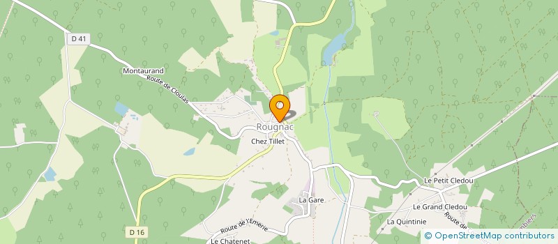 localisation de l'entreprise MADAME CLAUDETTE DIOT à MAGNAC-LAVALETTE-VILLARS