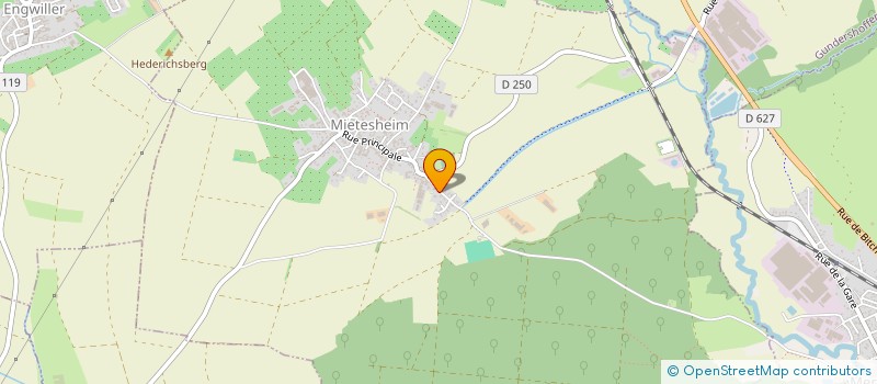 localisation de l'entreprise MADAME CLAUDETTE DONNENWIRTH  MIETESHEIM