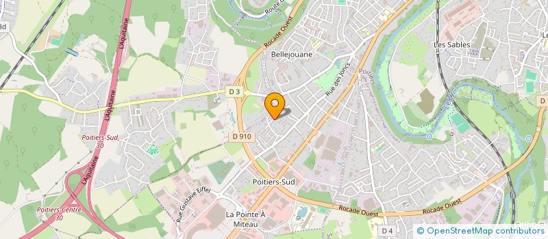 localisation de l'entreprise MADAME CLAUDETTE DUBOIS à POITIERS