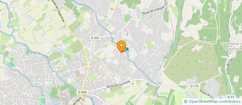 localisation de l'entreprise MADAME CLAUDETTE DURBEC  L'ISLE-SUR-LA-SORGUE