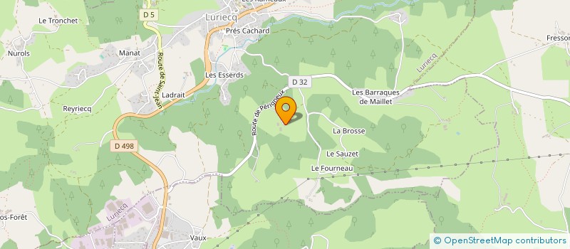 localisation de l'entreprise MADAME CLAUDETTE DUVERT à LURIECQ