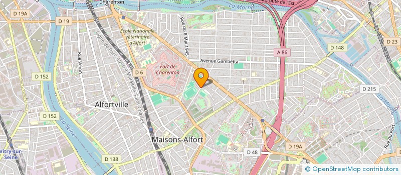 localisation de l'entreprise MADAME CLAUDETTE FAUVEAUX à MAISONS-ALFORT