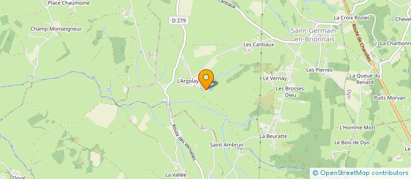 localisation de l'entreprise MADAME CLAUDETTE FUET à VAREILLES
