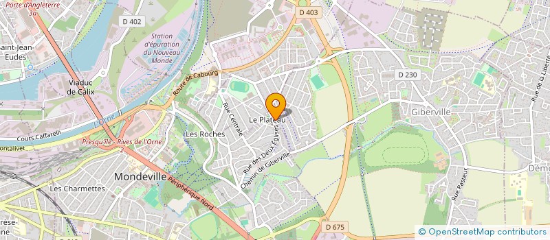 localisation de l'entreprise MADAME CLAUDETTE GABY  GIBERVILLE