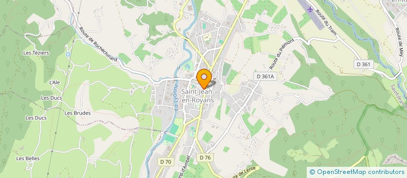 localisation de l'entreprise MADAME CLAUDETTE GARCIA à SAINT-JEAN-EN-ROYANS