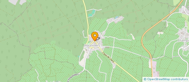 localisation de l'entreprise MADAME CLAUDETTE GARNIER  HAUTVILLERS