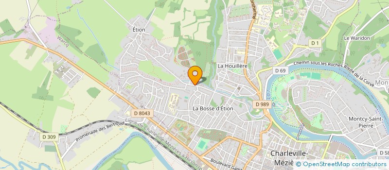 localisation de l'entreprise MADAME CLAUDETTE GASSEN à CHARLEVILLE MEZIERES